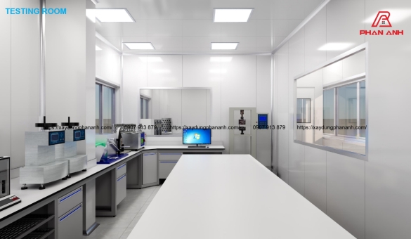 Thiết Kế Và Thi Công Phòng Thí Nghiệm Hi-Tech J&B Việt Nam